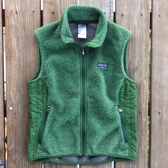 Patagonia Green Sherpa Vest 